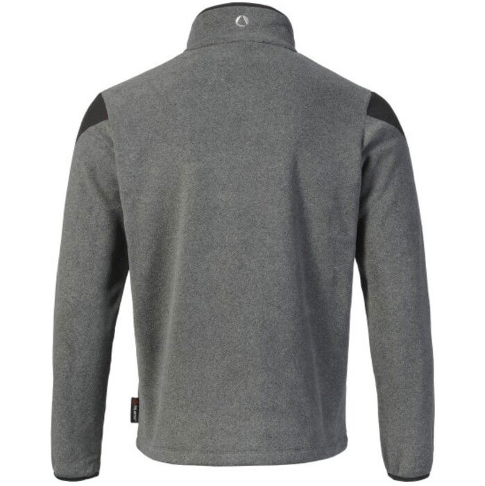 2024 Musto Mens Nautic Polartec Snap Pullover Fleece 82599 - Dark Grey Marl